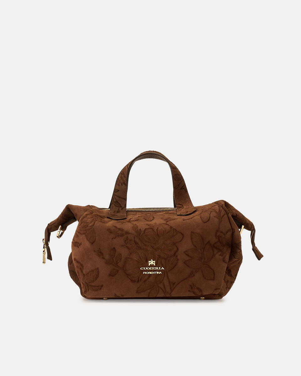 SMALL DUFFLE BAG Chocolate  - Tote Bags - Women's Bags - Bags - Cuoieria Fiorentina