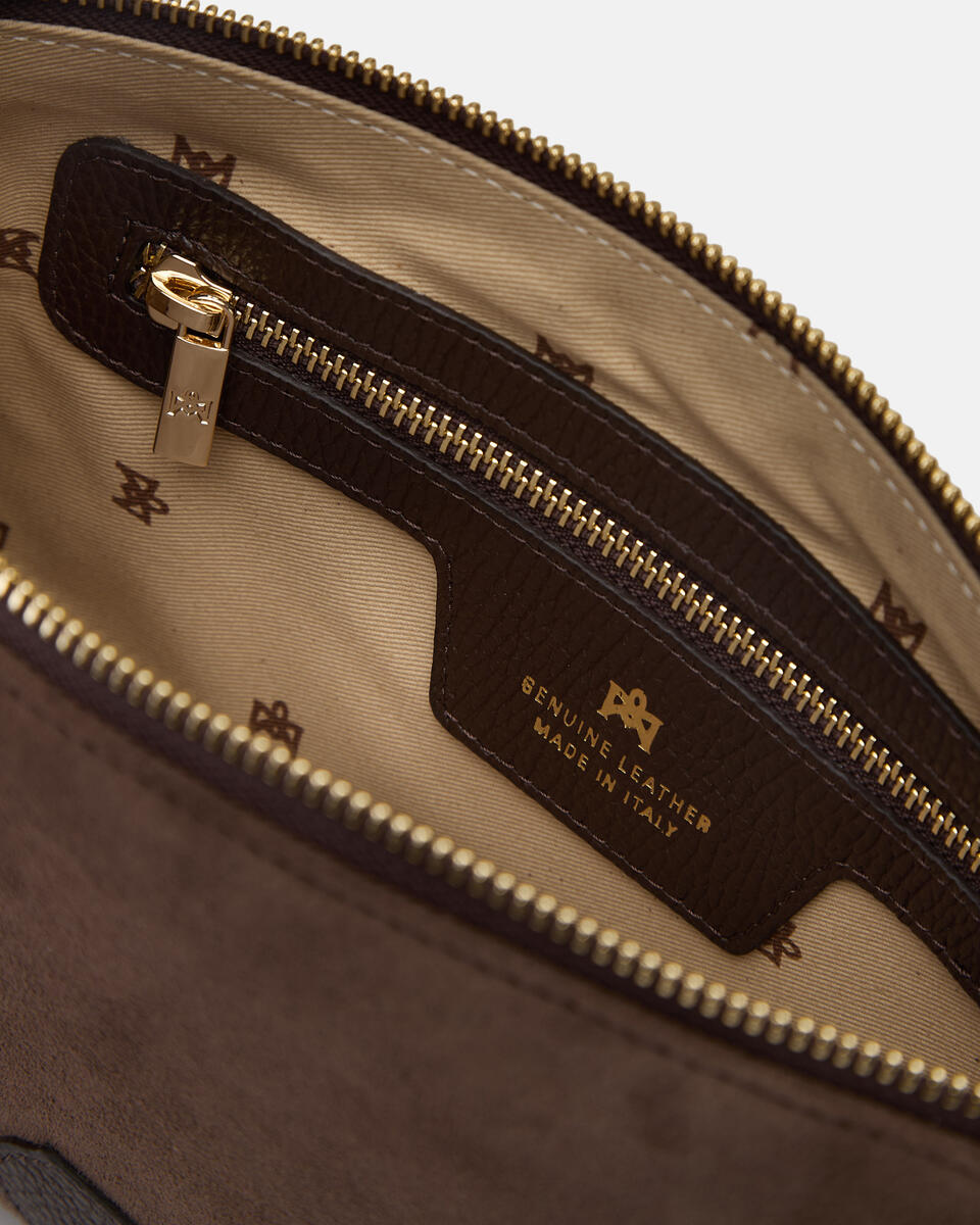 POUCH Chocolate  - Clutch Bags - Women's Bags - Bags - Cuoieria Fiorentina