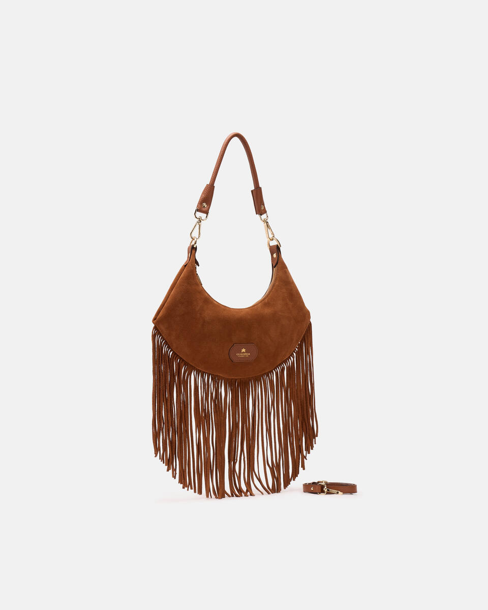 SMALL HOBO Caramel  - Shoulder Bags - Women's Bags - Bags - Cuoieria Fiorentina