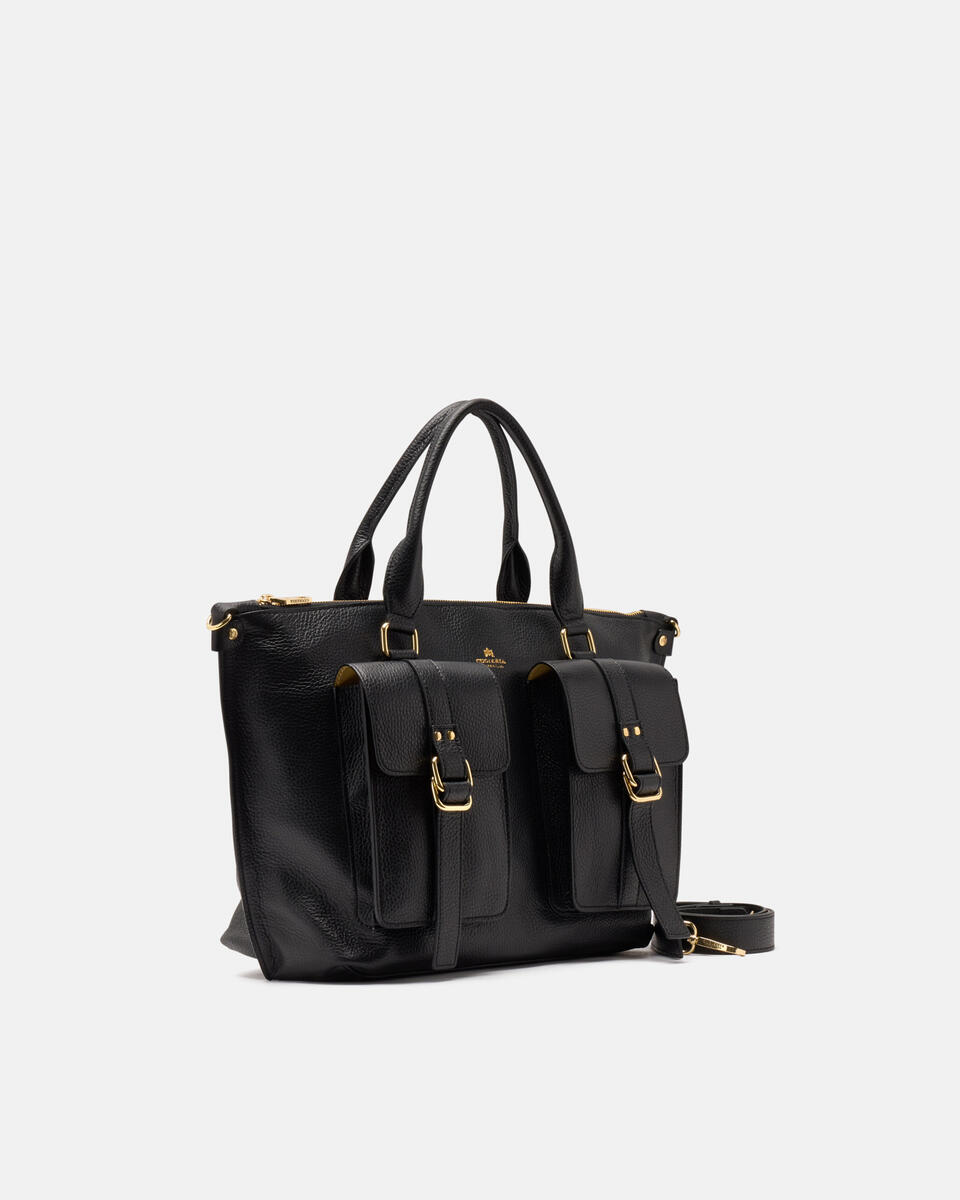 TOTE BAG Black  - Tote Bags - Women's Bags - Bags - Cuoieria Fiorentina