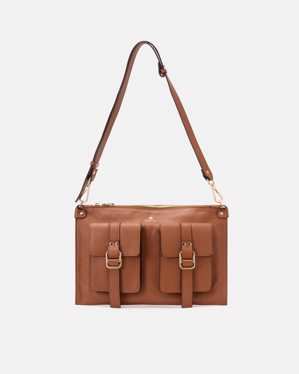 CROSSBODY Caramel  - Crossbody Bags - Women's Bags - Bags - Cuoieria Fiorentina