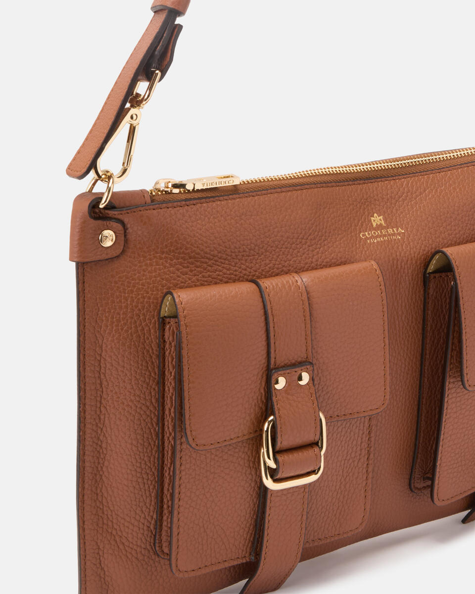 CROSSBODY Caramel  - Crossbody Bags - Women's Bags - Bags - Cuoieria Fiorentina