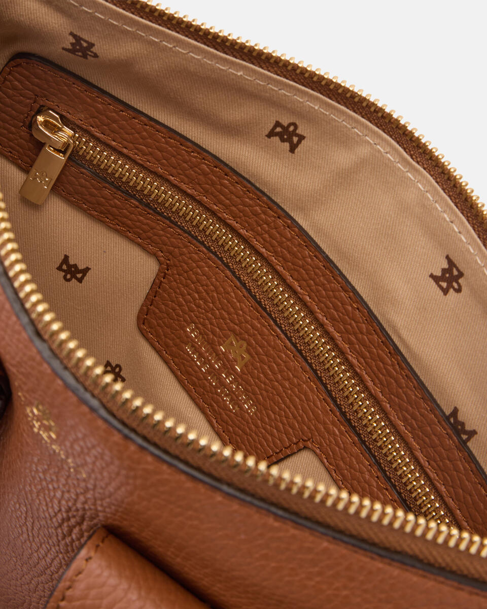 CROSSBODY Caramel  - Crossbody Bags - Women's Bags - Bags - Cuoieria Fiorentina