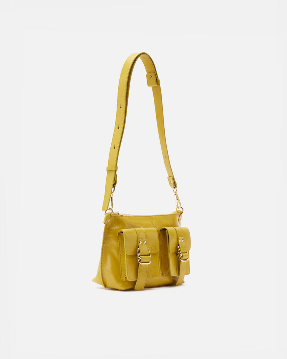 SMALL CROSSBODY Acid green  - Bags - Special Price - Cuoieria Fiorentina