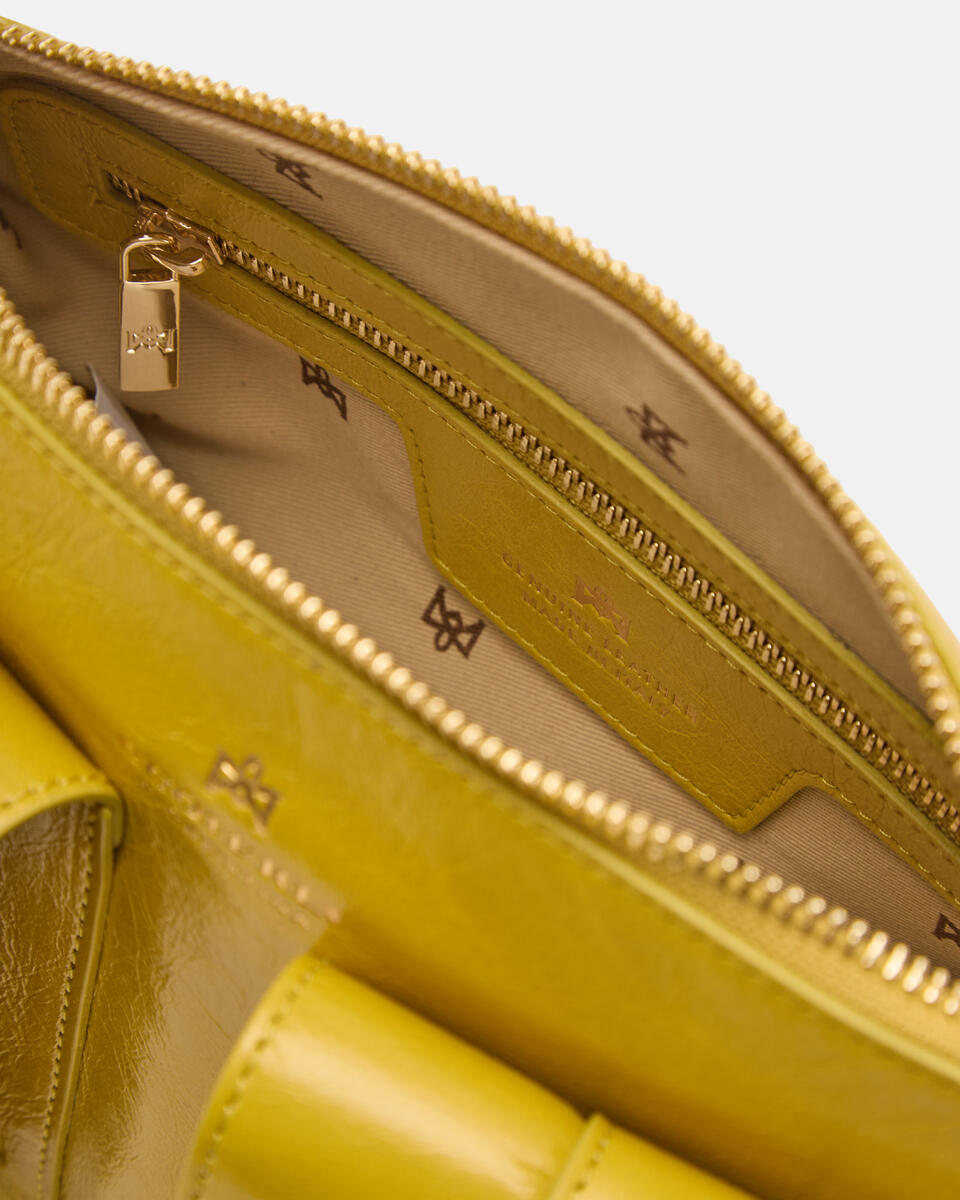 SMALL CROSSBODY Acid green  - Bags - Special Price - Cuoieria Fiorentina