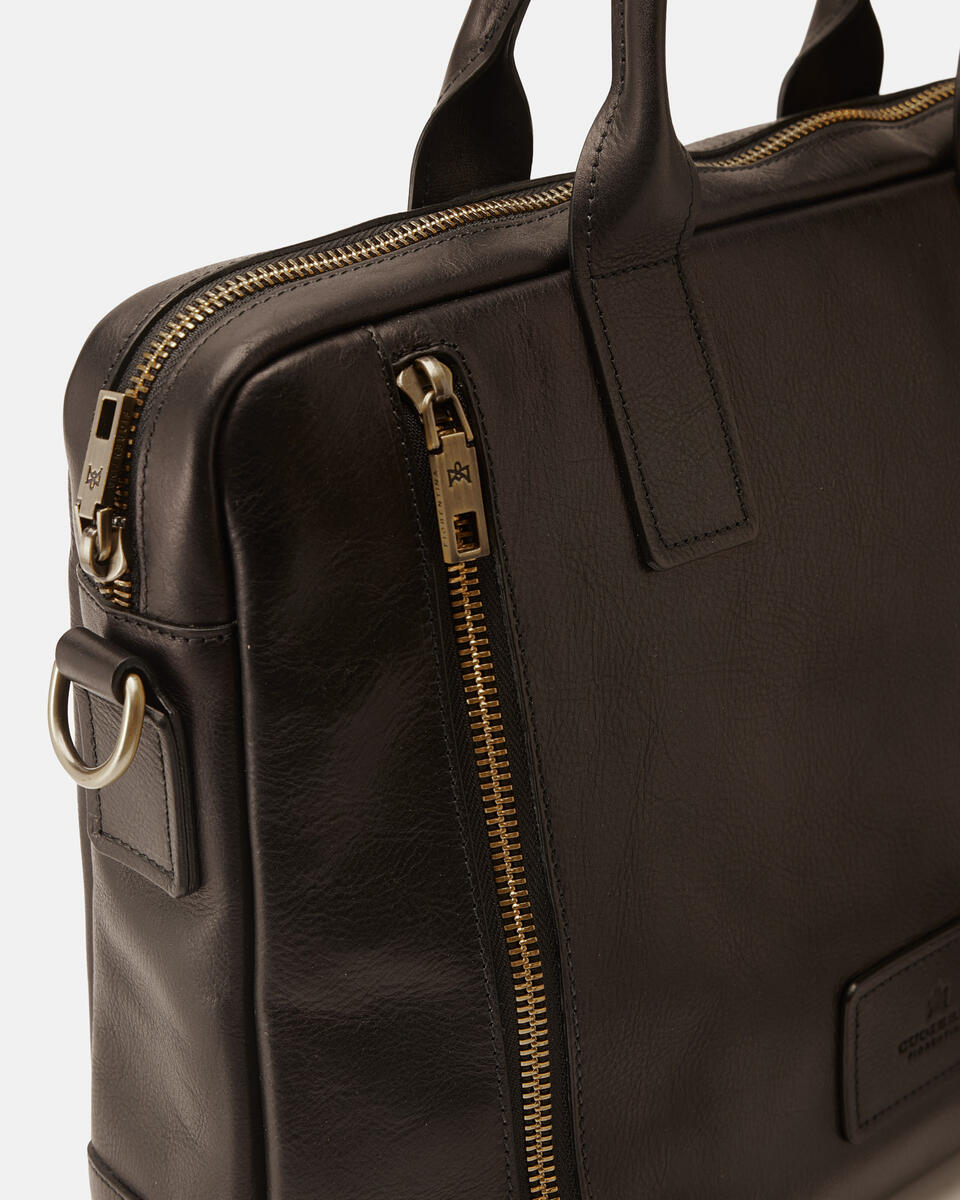 Briefcase Black  - Briefcases - Men's Bags - Bags - Cuoieria Fiorentina