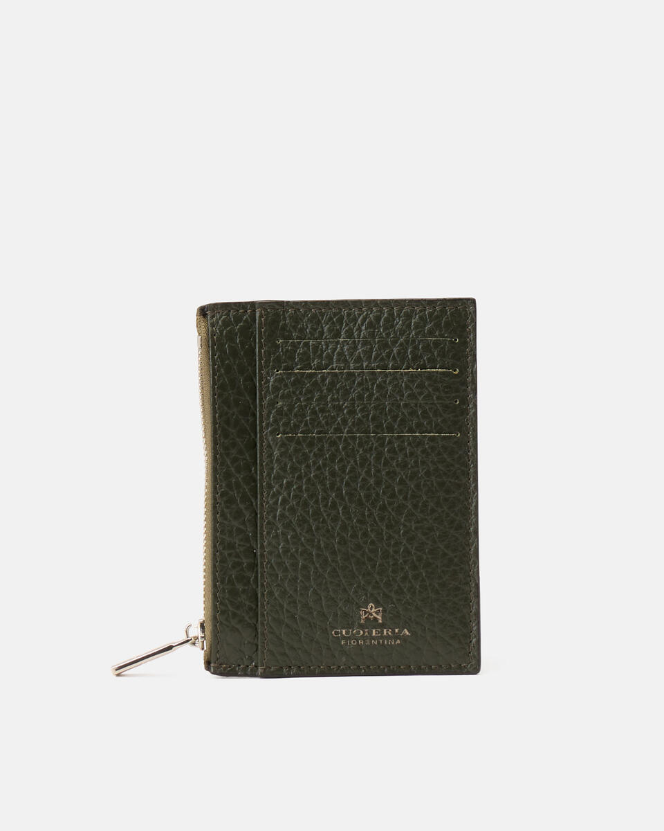 CARD HOLDER WITH ZIP Men's Wallets