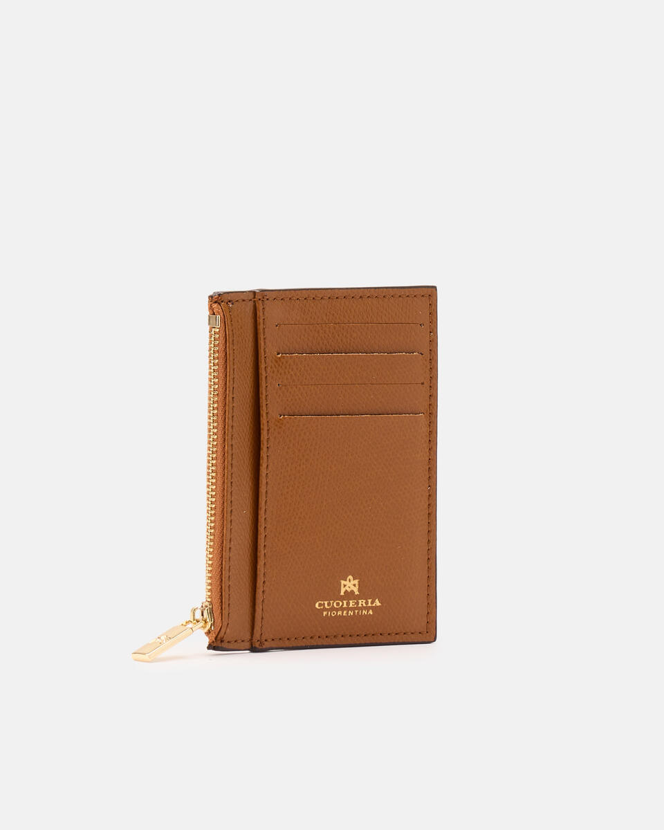 Card holder with zip Lion  - Women's Wallets - Women's Wallets - Wallets - Cuoieria Fiorentina