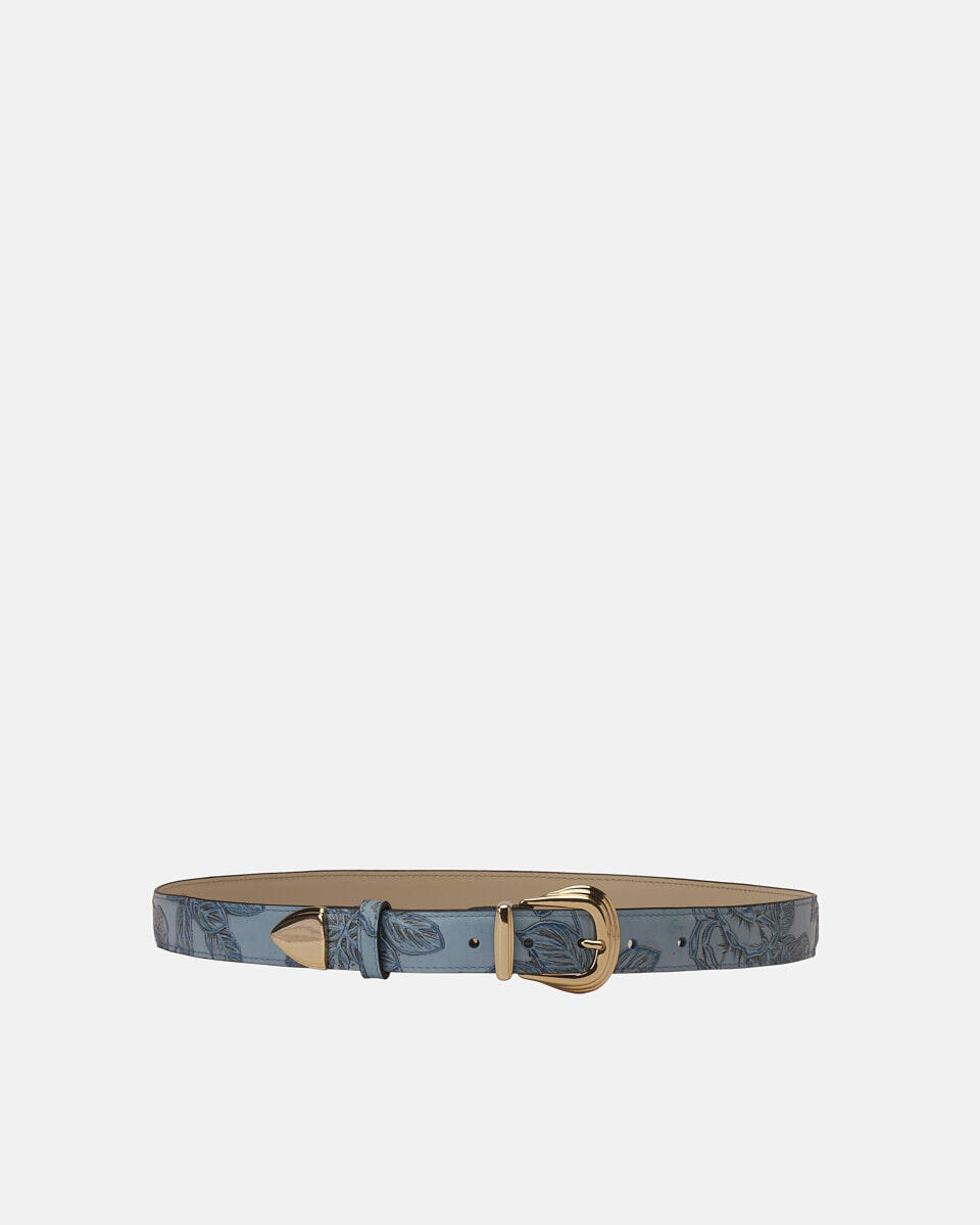 Belt Light blue  - Women's Belts - Belts - Cuoieria Fiorentina