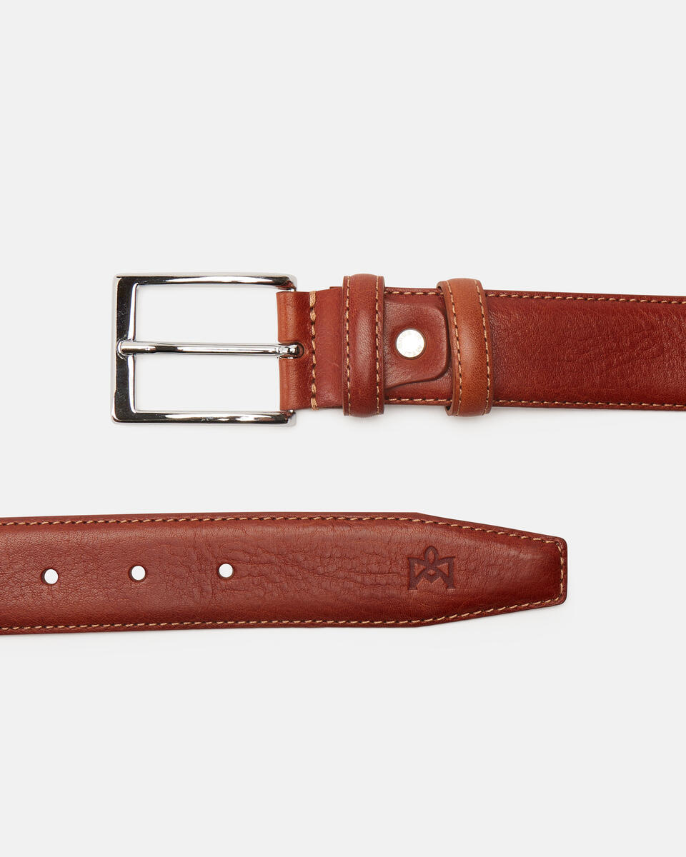 Belt plus-size Brown  - Men Belts - Belts - Cuoieria Fiorentina
