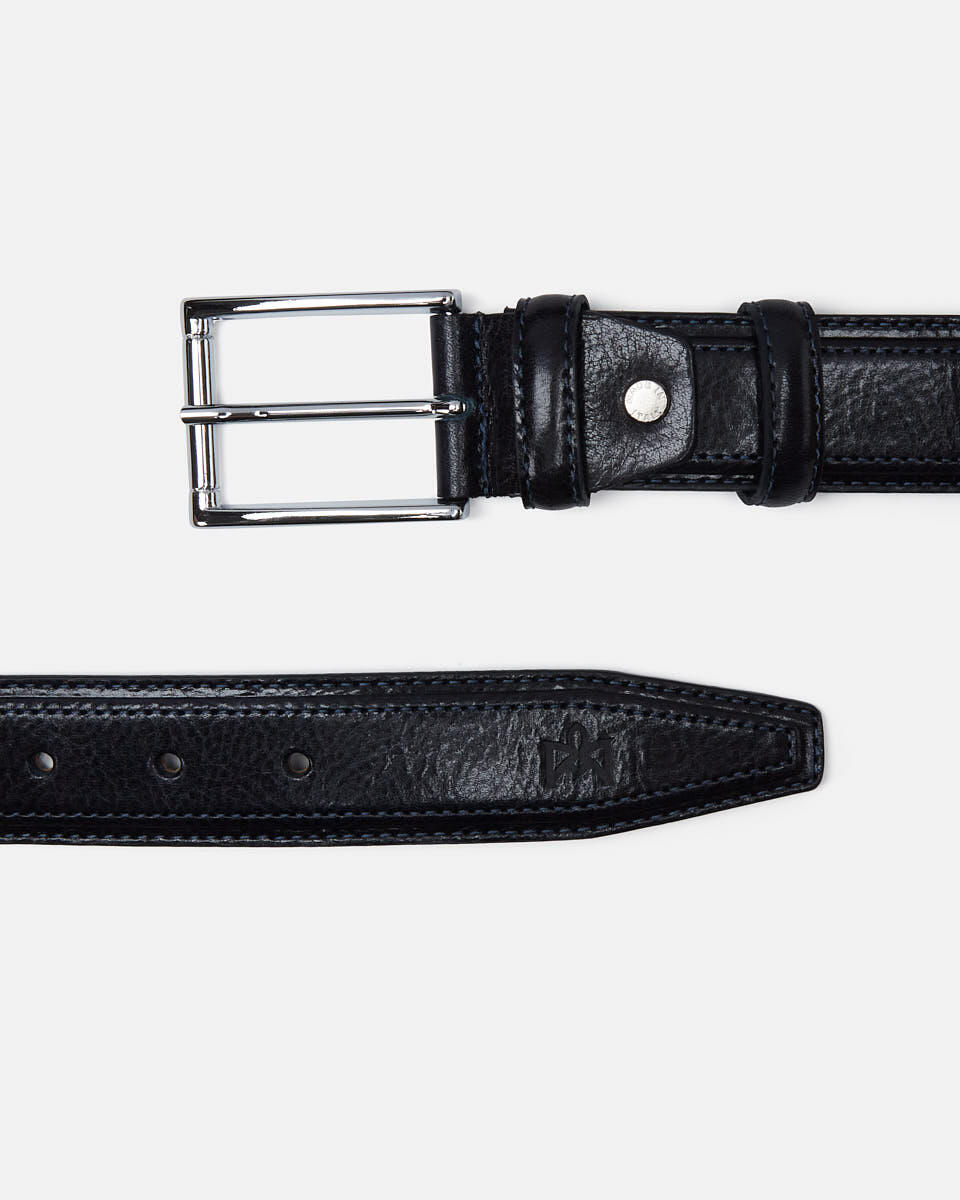 Casual Belt Blue  - Men Belts - Belts - Cuoieria Fiorentina