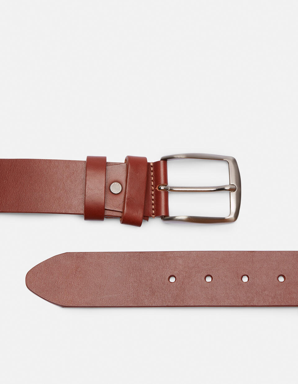 BELT PLUS-SIZE Brown  - Men Belts - Belts - Cuoieria Fiorentina
