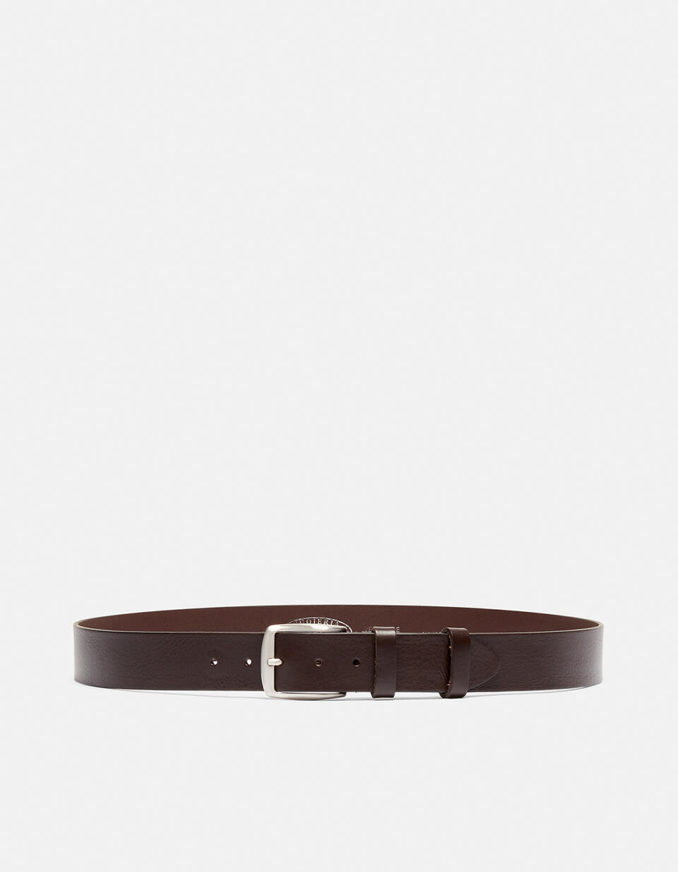 Seamless belt Dark brown  - Men Belts - Belts - Cuoieria Fiorentina