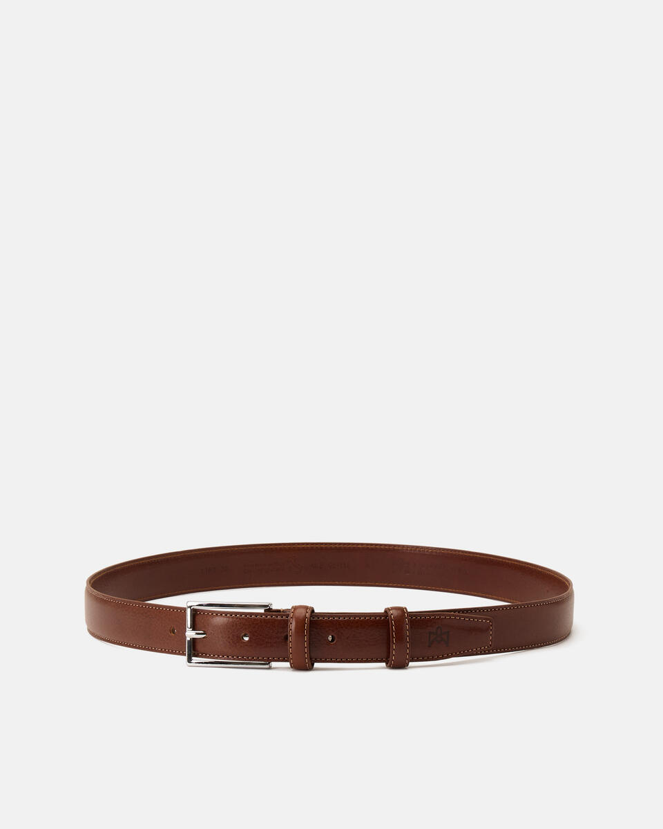 Elegant Belt Brown  - Men Belts - Belts - Cuoieria Fiorentina