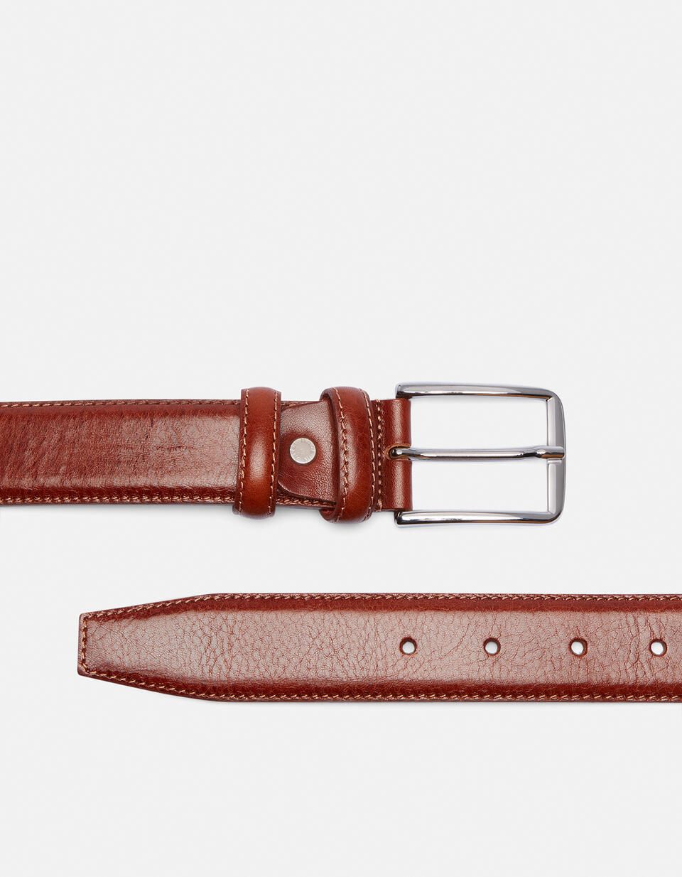 Elegant Belt Brown  - Men Belts - Belts - Cuoieria Fiorentina