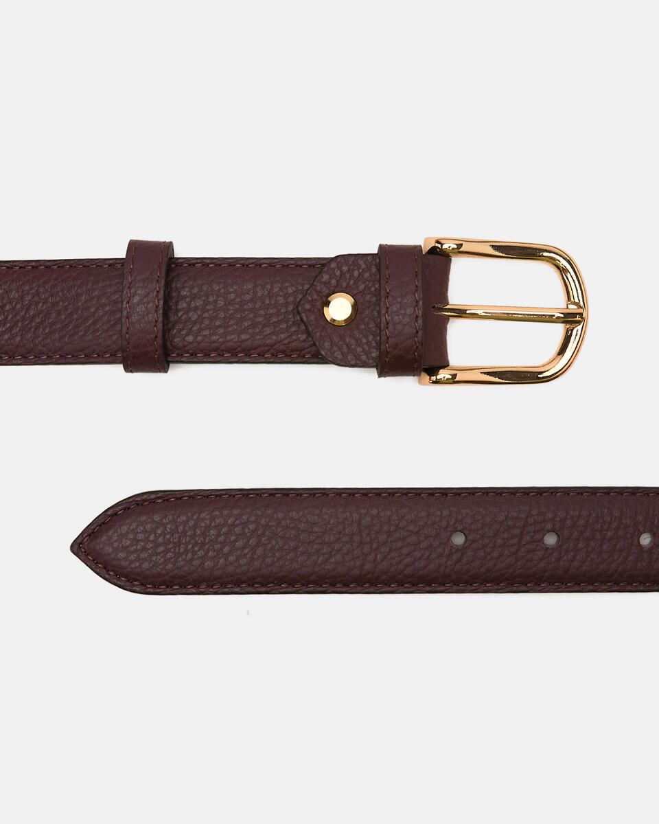 belt Coffee  - Women's Belts - Belts - Cuoieria Fiorentina