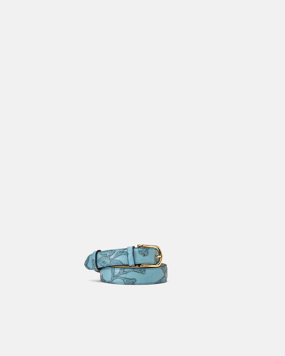 Belt Light blue  - Women's Belts - Belts - Cuoieria Fiorentina
