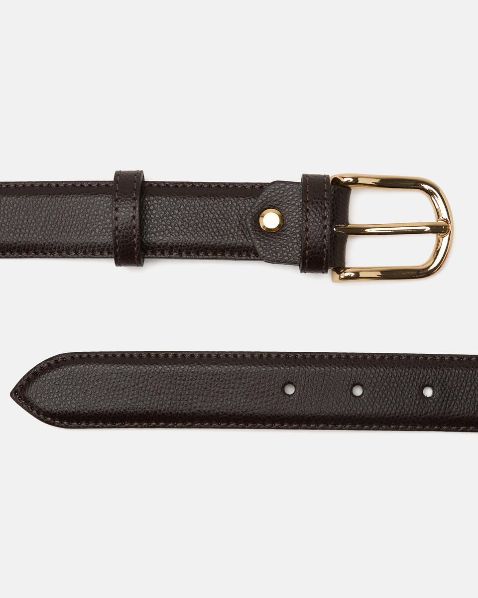 BELT Dark brown  - Women's Belts - Belts - Cuoieria Fiorentina