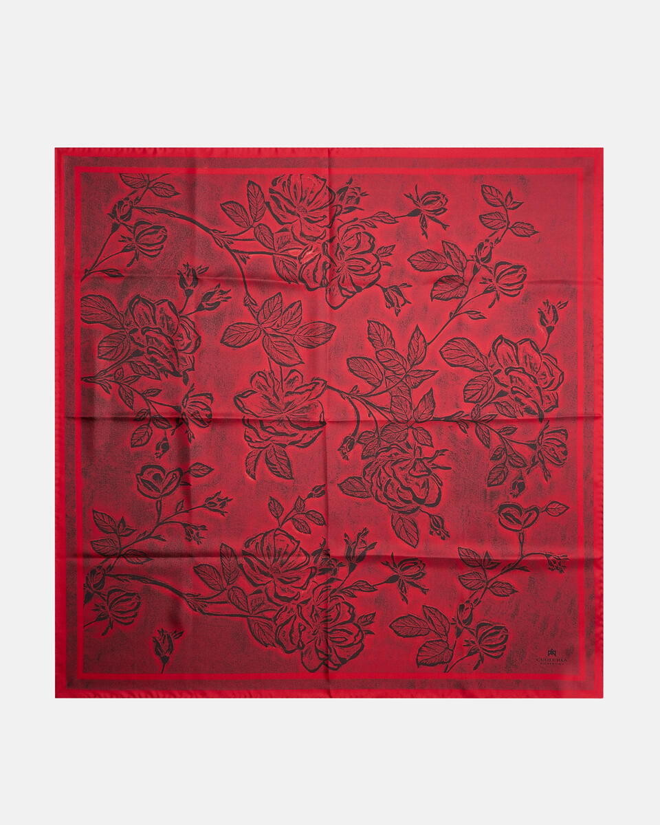 silk scarf Rossonero  - Foulards - Women's Accessories - Accessories - Cuoieria Fiorentina