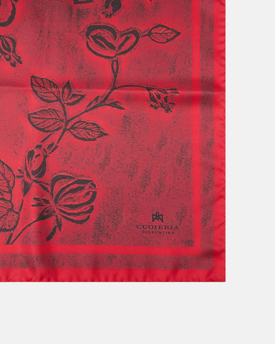 silk scarf Rossonero  - Foulards - Women's Accessories - Accessories - Cuoieria Fiorentina