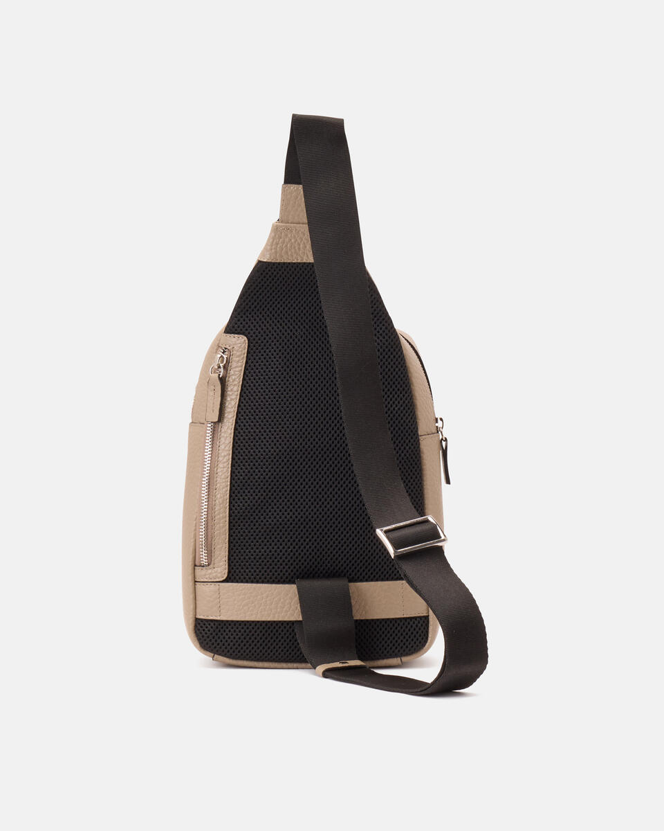 SLING BAG Taupe  - Belt Bags - Men's Bags - Bags - Cuoieria Fiorentina