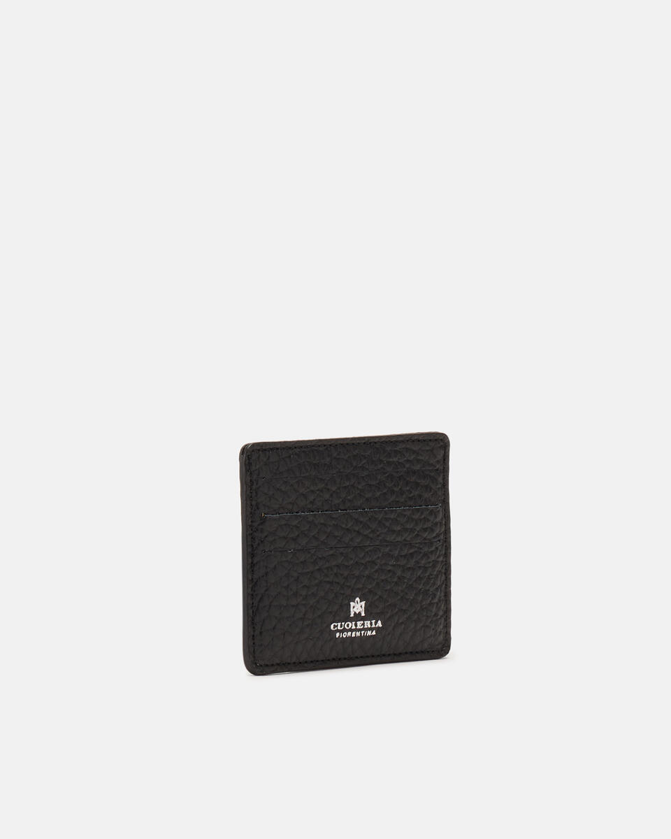Card Holder Black  - Women's Wallets - Men's Wallets - Wallets - Cuoieria Fiorentina