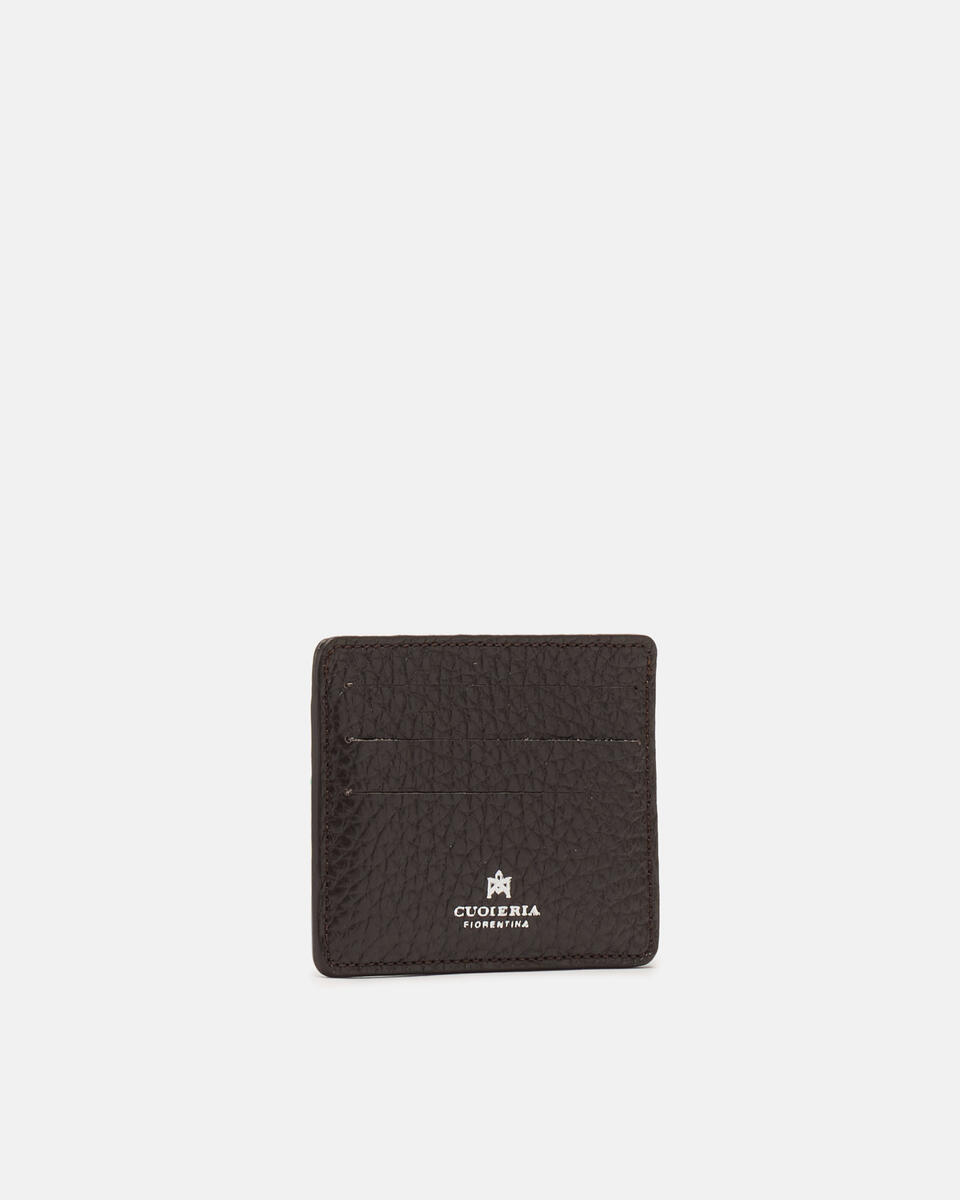 Card Holder Testa di moro  - Portafogli Donna - Portafogli Uomo - Portafogli - Cuoieria Fiorentina
