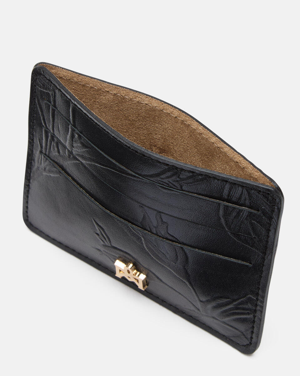 Card holder Black  - Women's Wallets - Women's Wallets - Wallets - Cuoieria Fiorentina