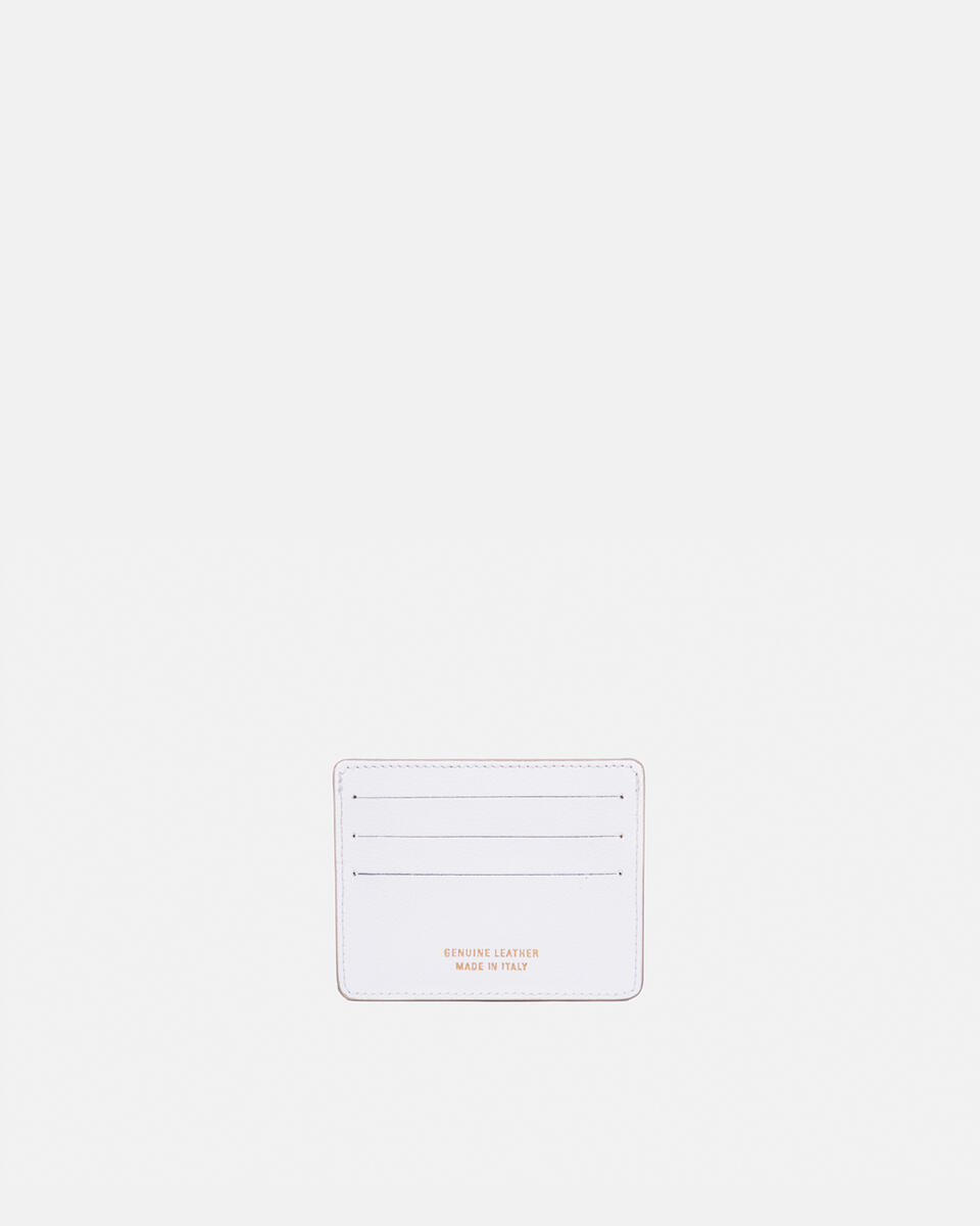 Card holder White  - Women's Wallets - Women's Wallets - Wallets - Cuoieria Fiorentina