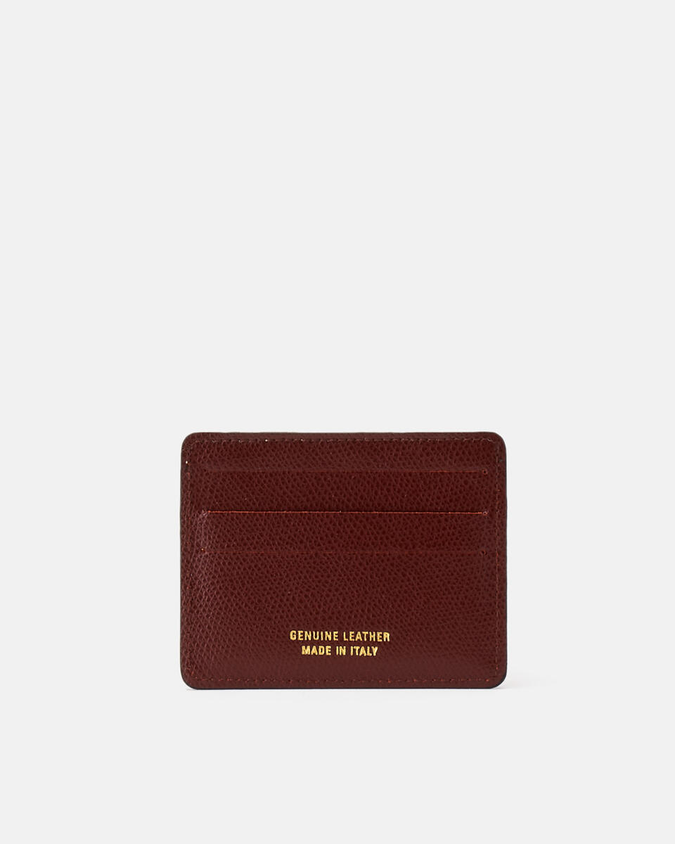 Card holder Bordeaux  - Women's Wallets - Women's Wallets - Wallets - Cuoieria Fiorentina