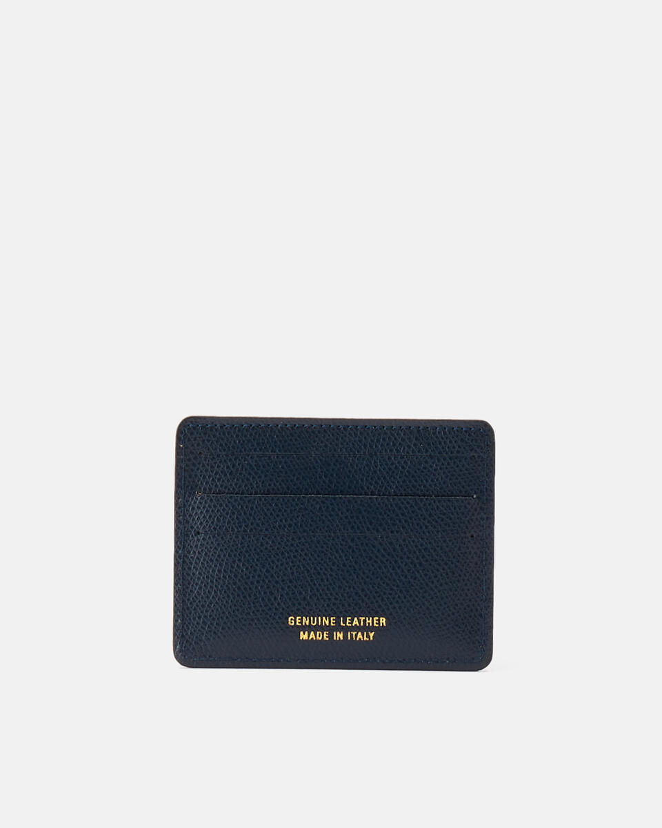 Card holder Navy  - Women's Wallets - Women's Wallets - Wallets - Cuoieria Fiorentina