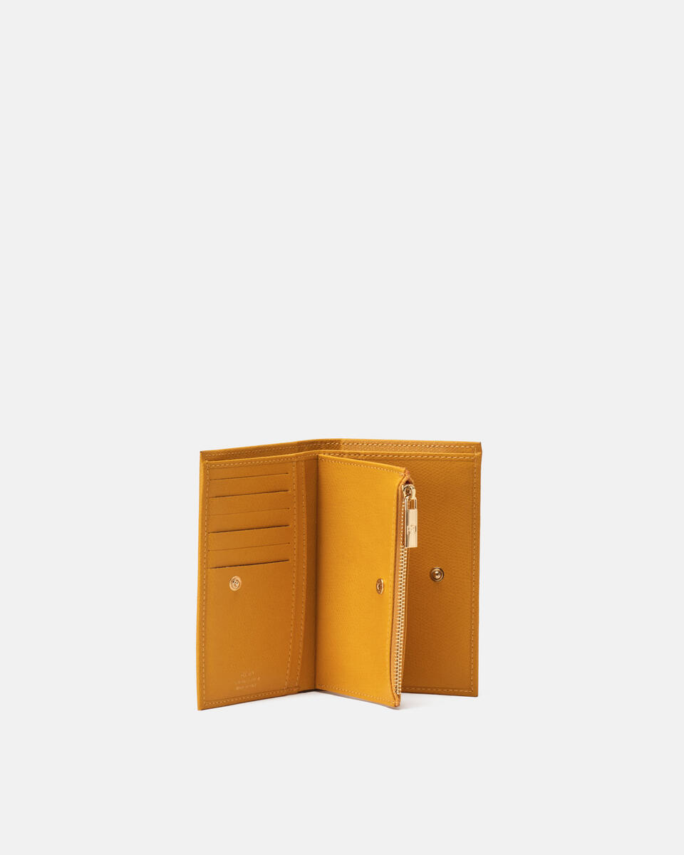 Vertical wallet Yellow  - Women's Wallets - Women's Wallets - Wallets - Cuoieria Fiorentina