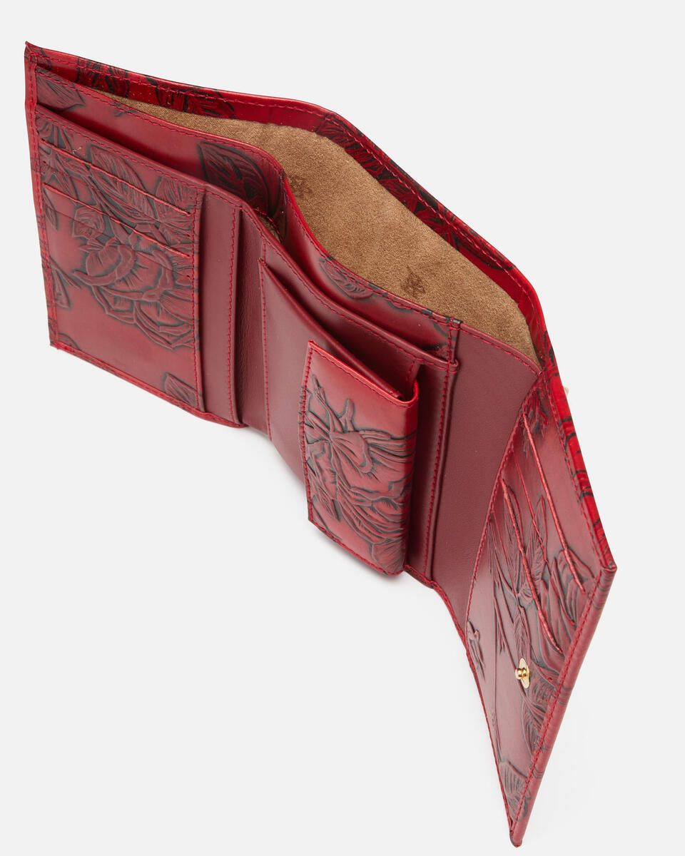 Continental wallet Red  - Women's Wallets - Women's Wallets - Wallets - Cuoieria Fiorentina