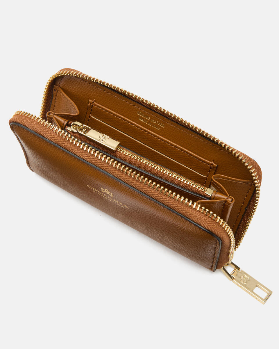 MINI ZIP AROUND WALLET Lion  - Women's Wallets - Women's Wallets - Wallets - Cuoieria Fiorentina