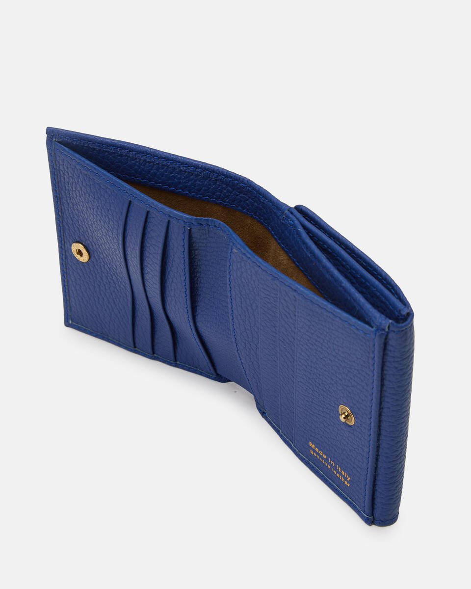 MINI WALLET Bluette  - Women's Wallets - Women's Wallets - Wallets - Cuoieria Fiorentina