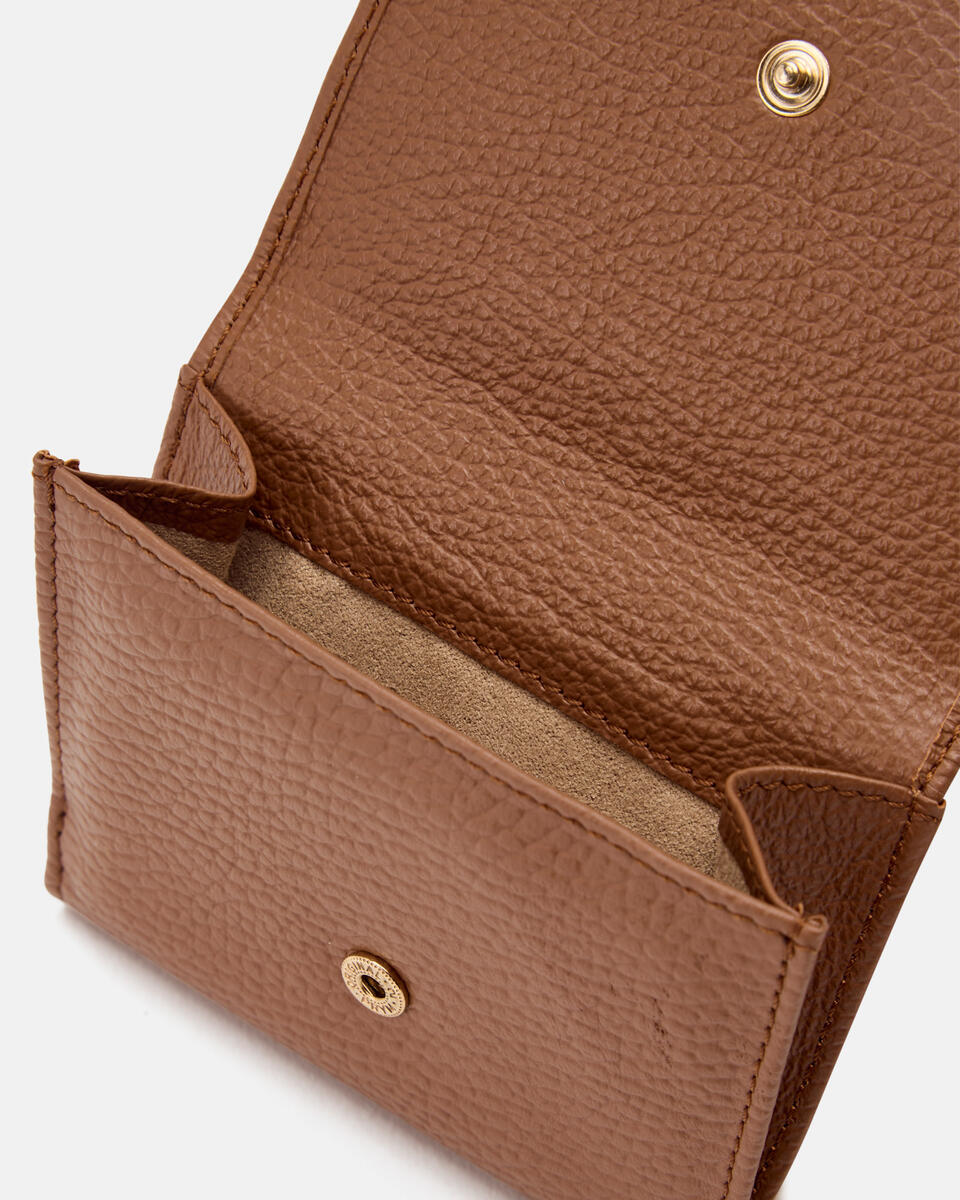 MINI WALLET Caramel  - Women's Wallets - Women's Wallets - Wallets - Cuoieria Fiorentina