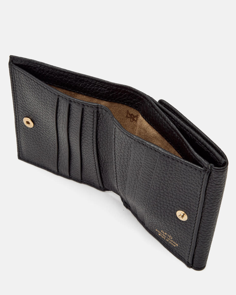 MINI WALLET Black  - Women's Wallets - Women's Wallets - Wallets - Cuoieria Fiorentina