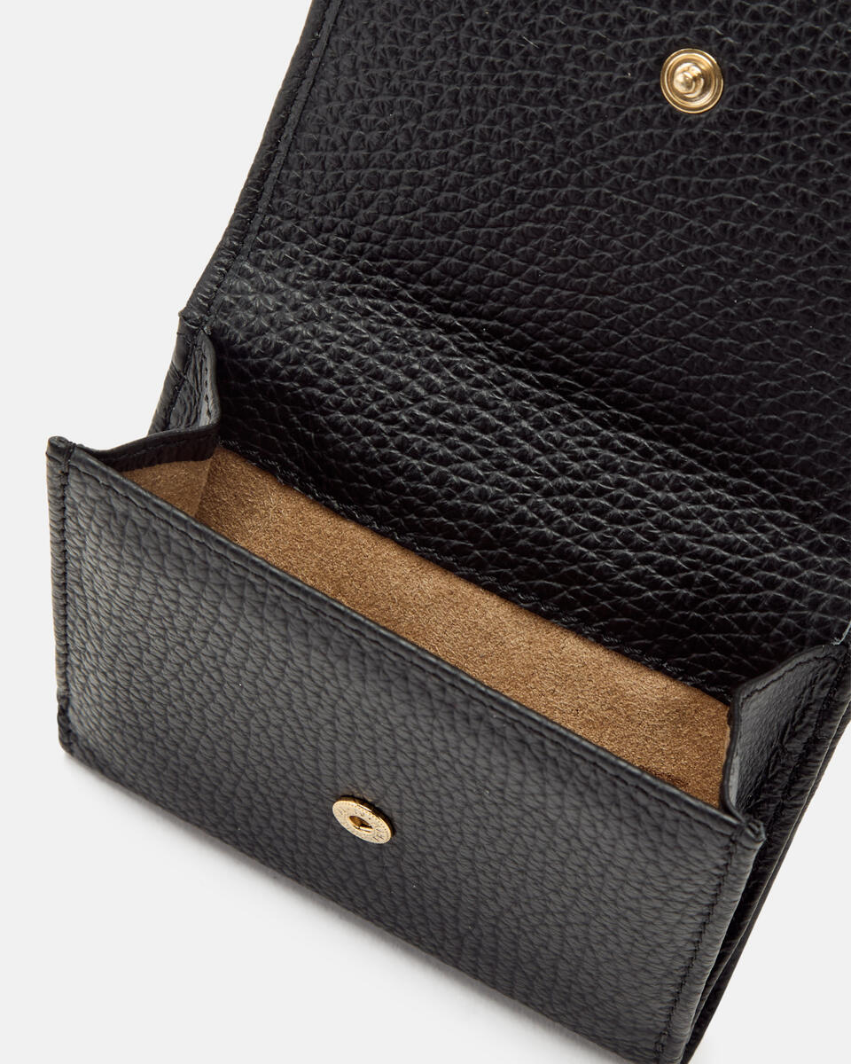MINI WALLET Black  - Women's Wallets - Women's Wallets - Wallets - Cuoieria Fiorentina