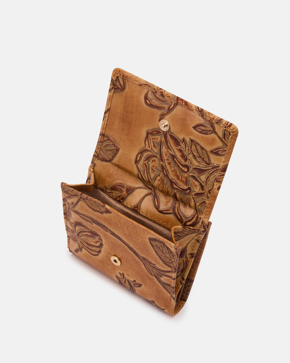 MINI WALLET Beige  - Women's Wallets - Women's Wallets - Wallets - Cuoieria Fiorentina