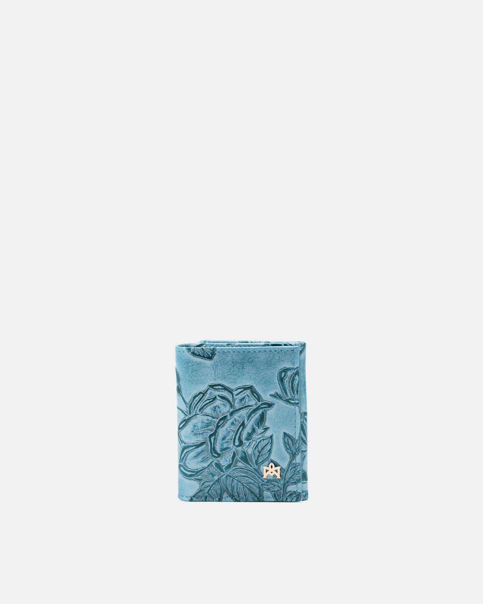 MINI WALLET Light blue  - Women's Wallets - Women's Wallets - Wallets - Cuoieria Fiorentina