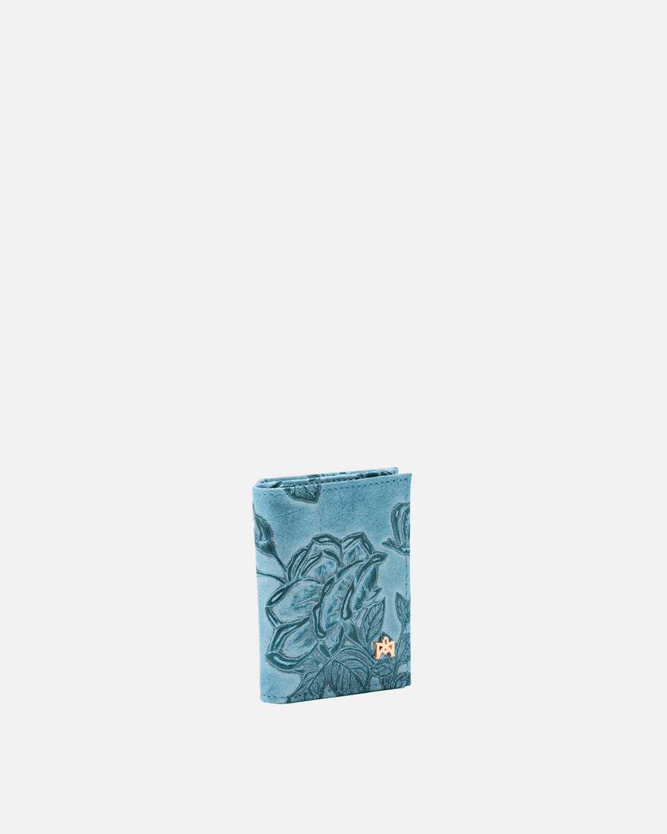 MINI WALLET Light blue  - Women's Wallets - Women's Wallets - Wallets - Cuoieria Fiorentina