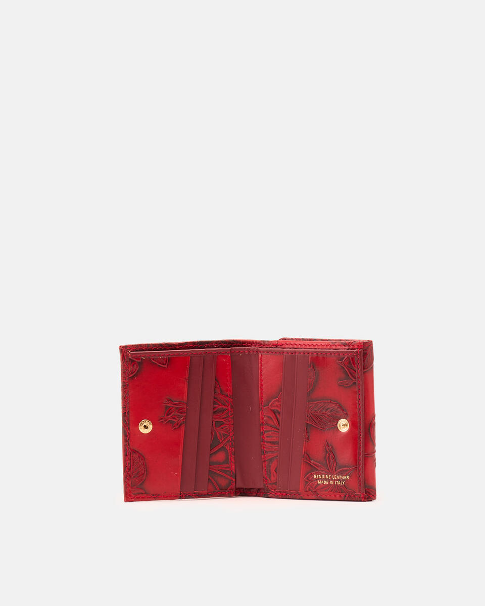 MINI WALLET Red  - Women's Wallets - Women's Wallets - Wallets - Cuoieria Fiorentina