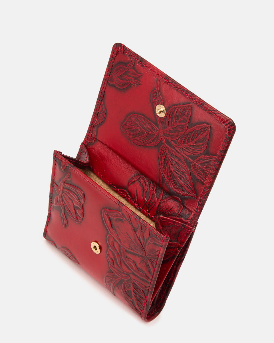 MINI WALLET Red  - Women's Wallets - Women's Wallets - Wallets - Cuoieria Fiorentina
