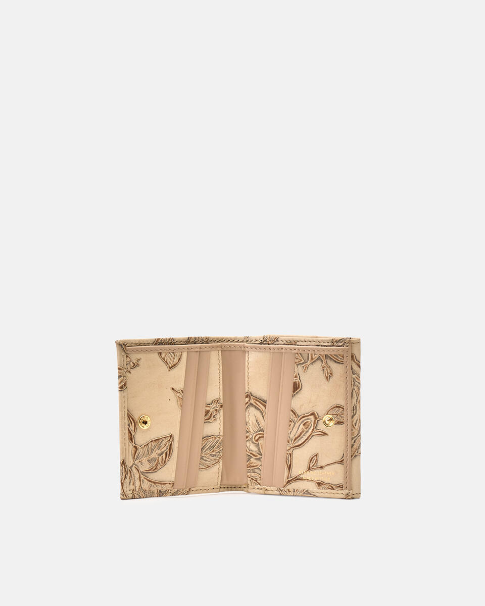 MINI WALLET Taupe  - Women's Wallets - Women's Wallets - Wallets - Cuoieria Fiorentina