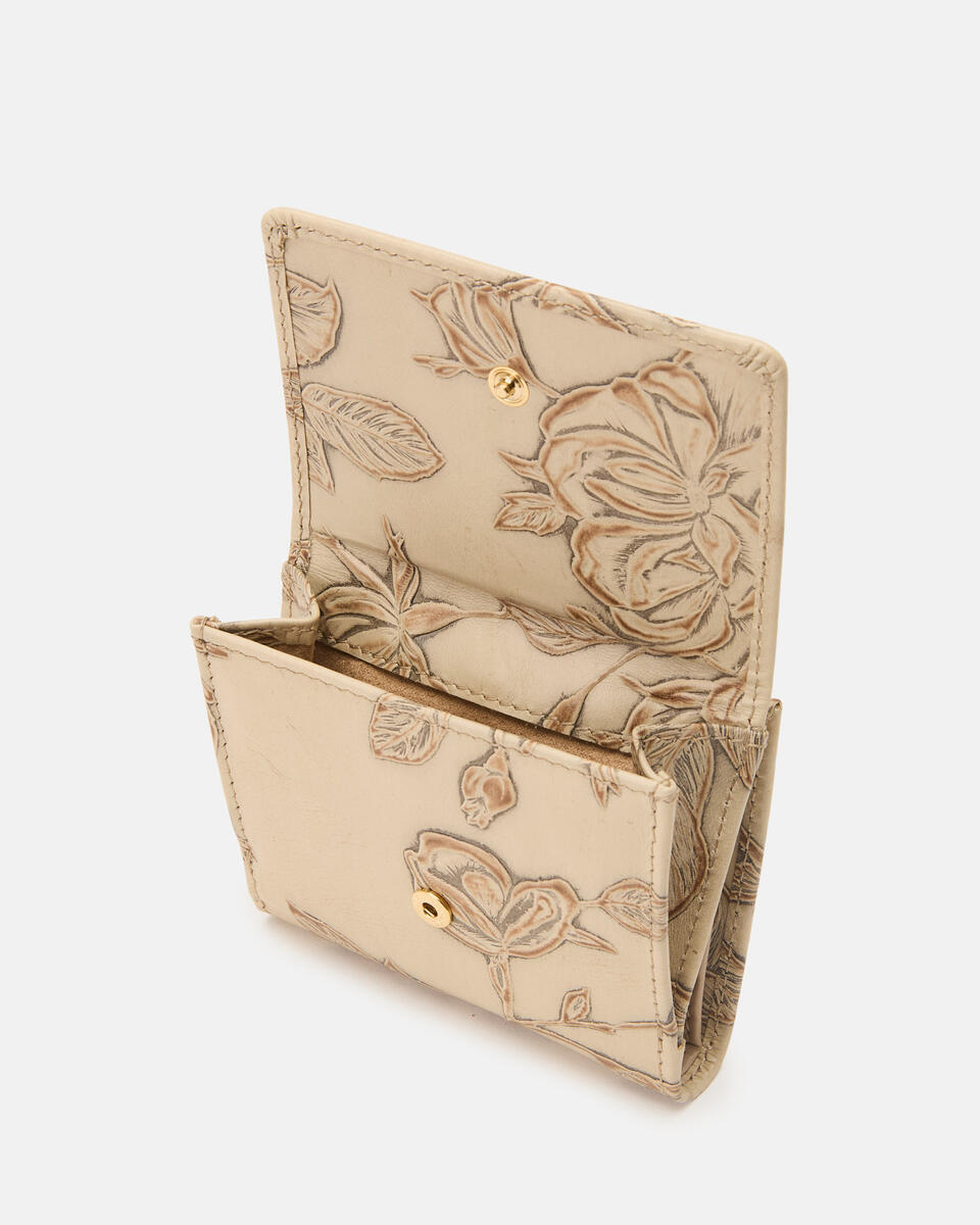 MINI WALLET Taupe  - Women's Wallets - Women's Wallets - Wallets - Cuoieria Fiorentina
