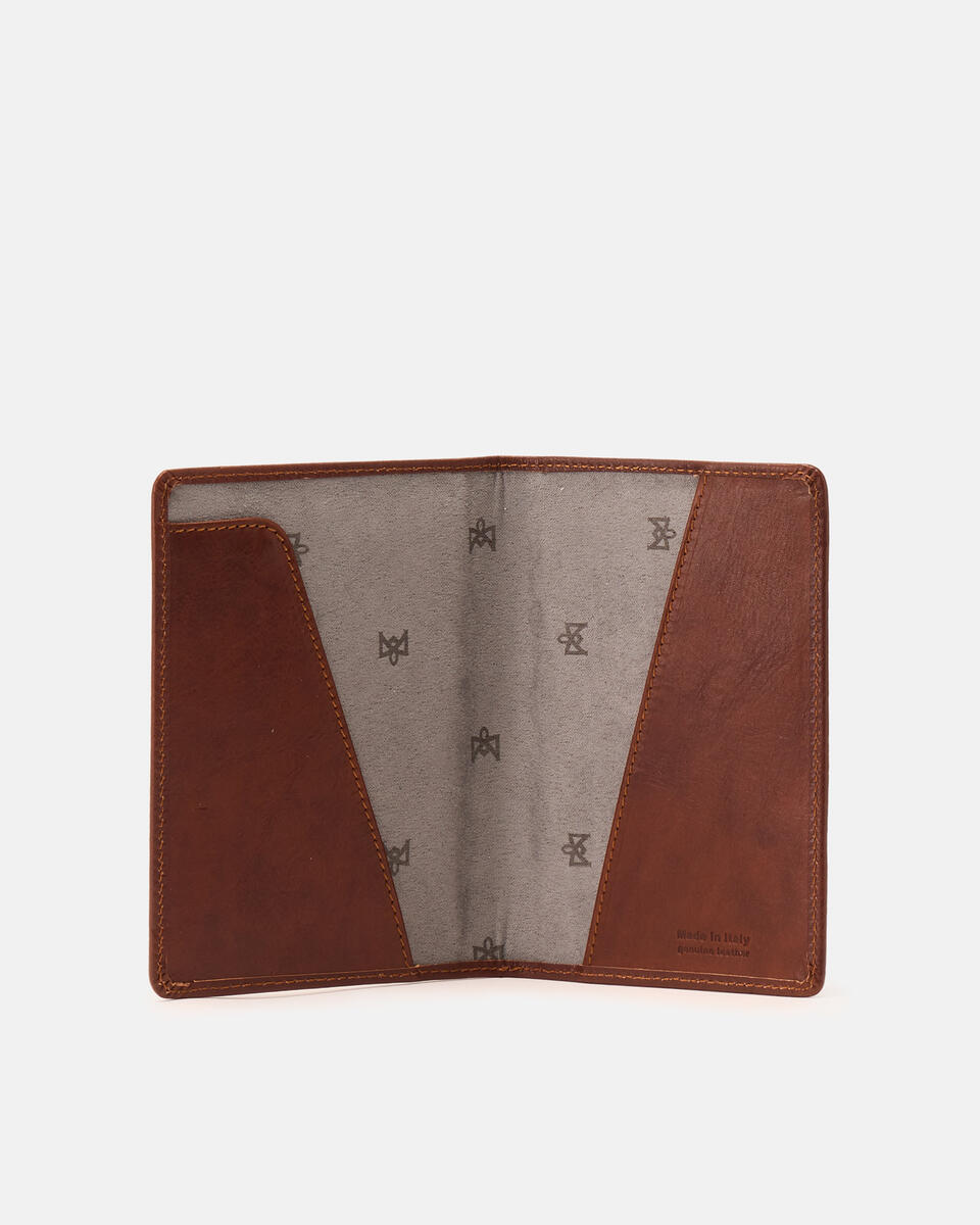 PASSPORT HOLDER Brown  - Cuoieria Fiorentina