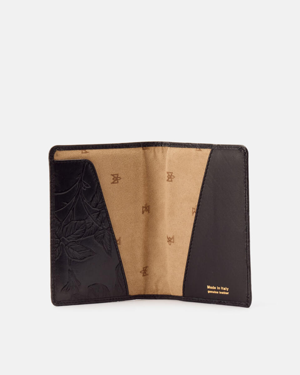PASSPORT HOLDER Black  - Travel Accessories - Travel Bags - Cuoieria Fiorentina