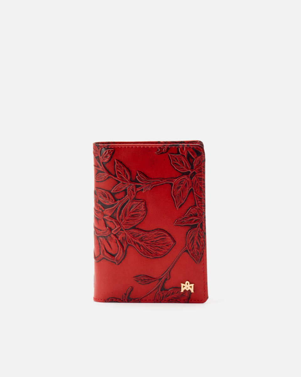 PASSPORT HOLDER Red  - Travel Accessories - Travel Bags - Cuoieria Fiorentina
