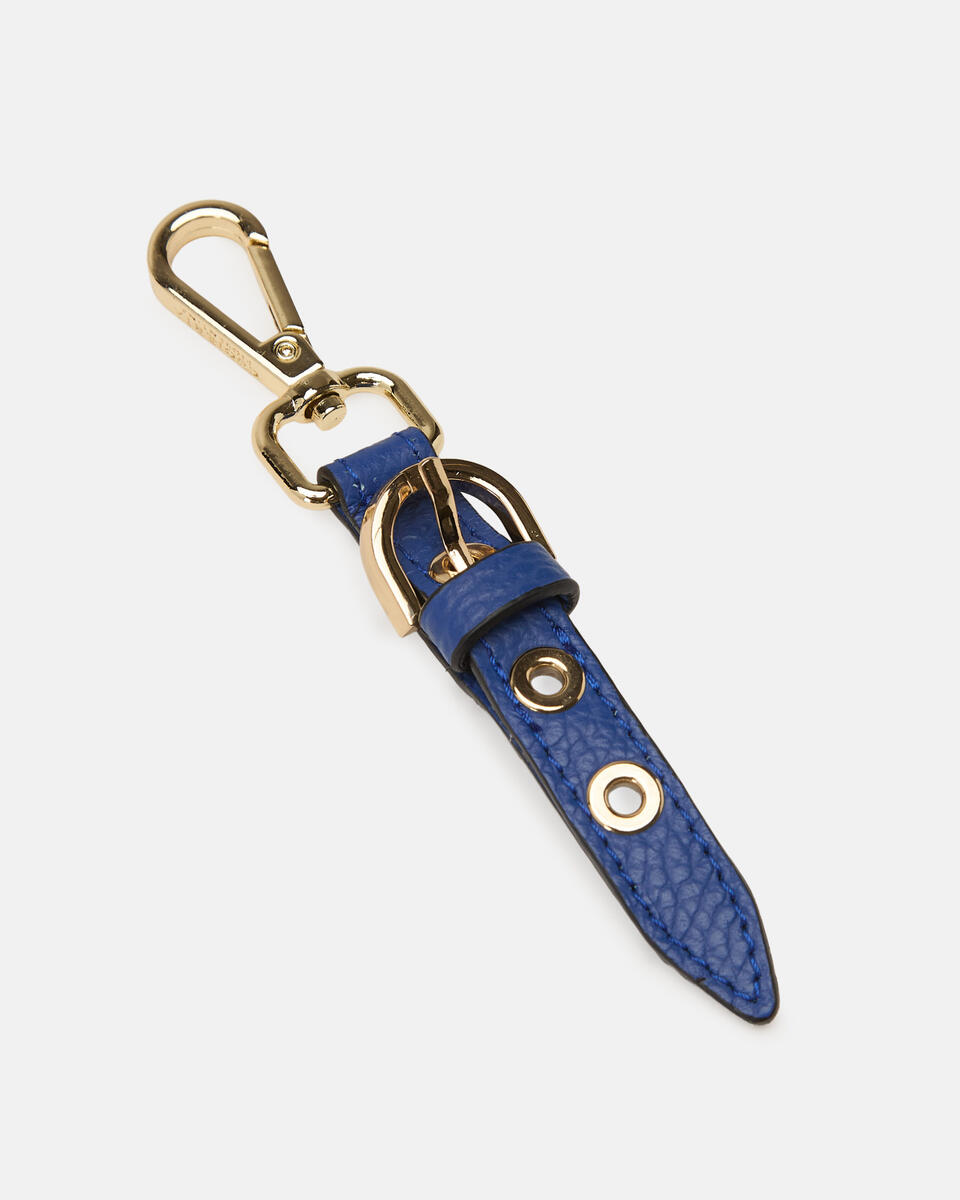 EVA SOFT CHARM Bluette  - Key Holders - Women's Accessories - Accessories - Cuoieria Fiorentina