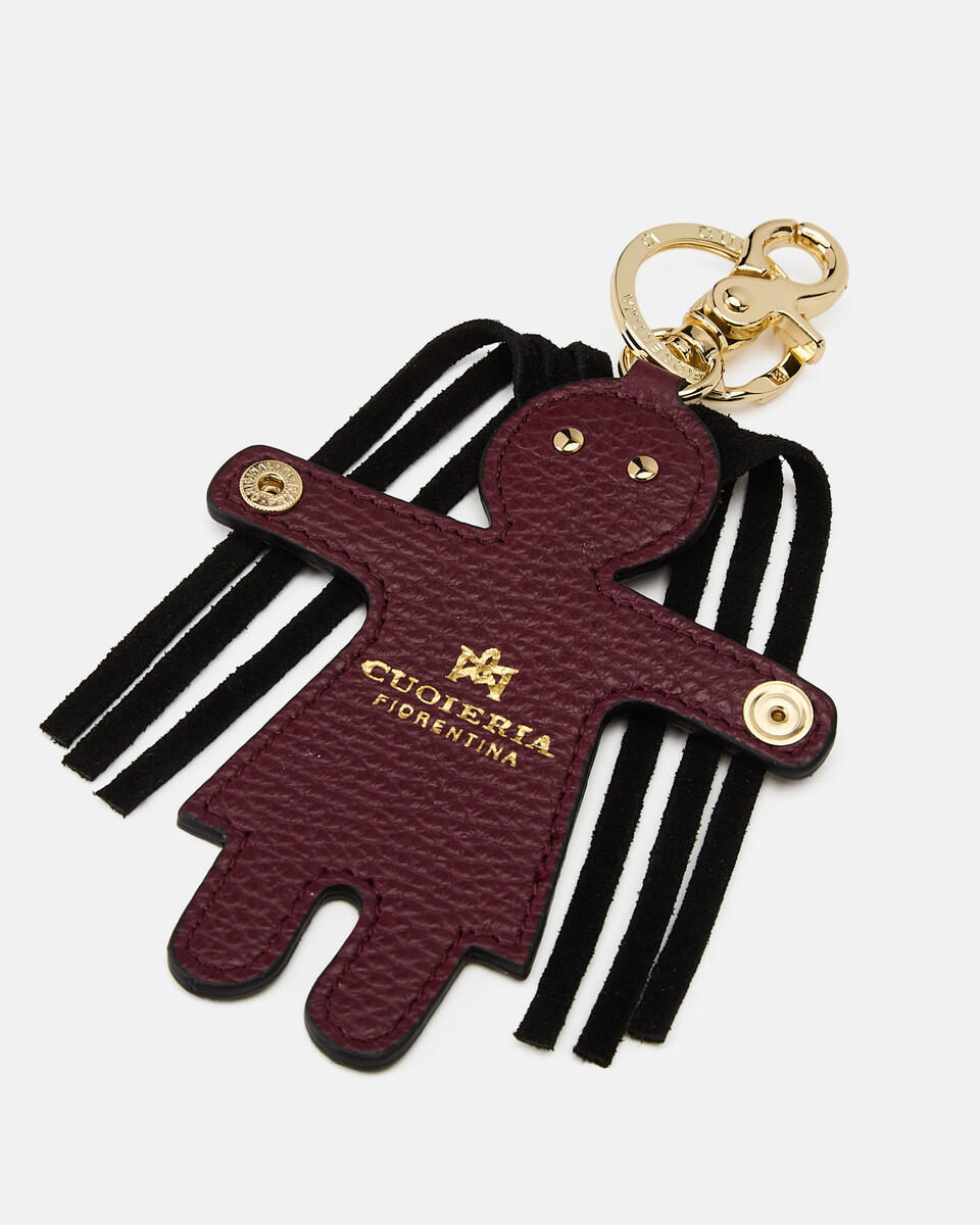 CHARM Bordeaux  - Key Holders - Women's Accessories - Accessories - Cuoieria Fiorentina